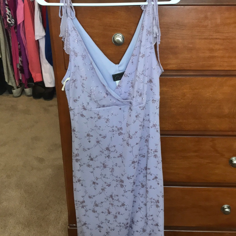 Beautiful floral purple dress